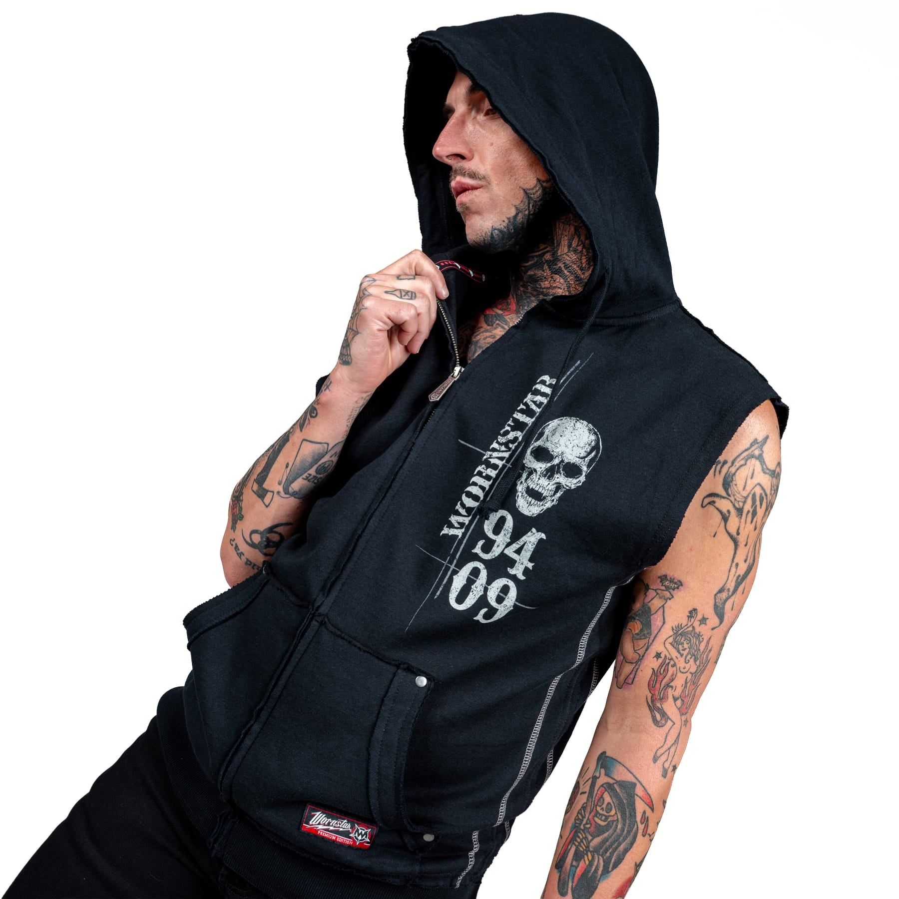 Artist Asylum Collection Hoodie Vengeance Sleeveless Hoodie