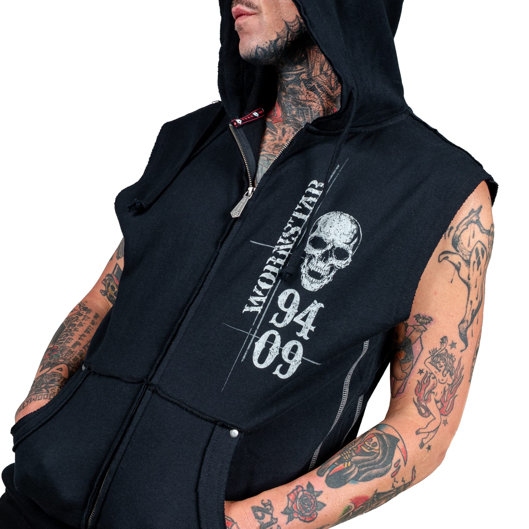 Artist Asylum Collection Hoodie Vengeance Sleeveless Hoodie