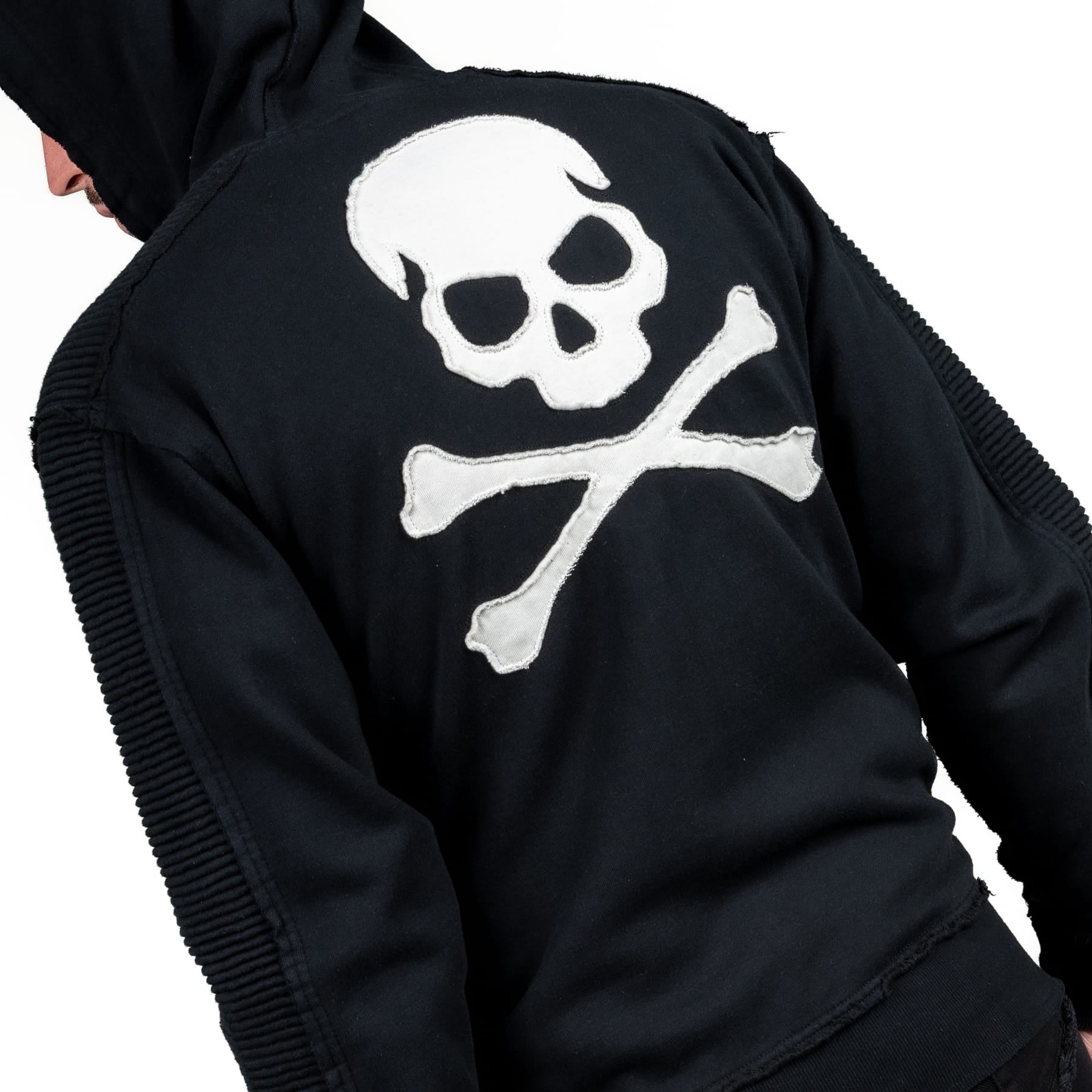 Artist Asylum Collection Hoodie White Skull Hoodie