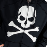 Artist Asylum Collection Hoodie White Skull Hoodie