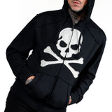 Artist Asylum Collection Hoodie White Skull Hoodie