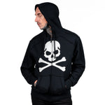 Artist Asylum Collection Hoodie White Skull Hoodie