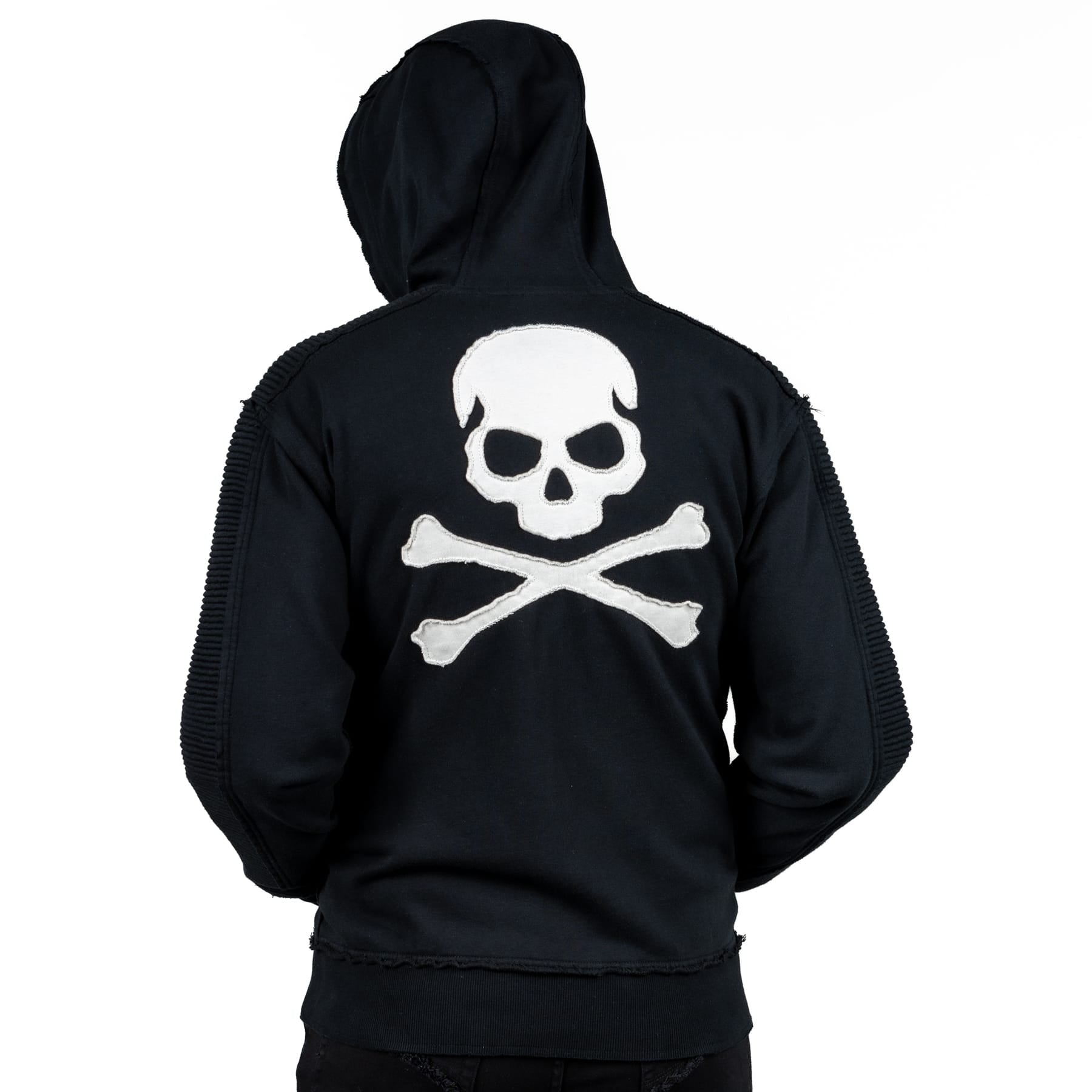 Artist Asylum Collection Hoodie White Skull Hoodie