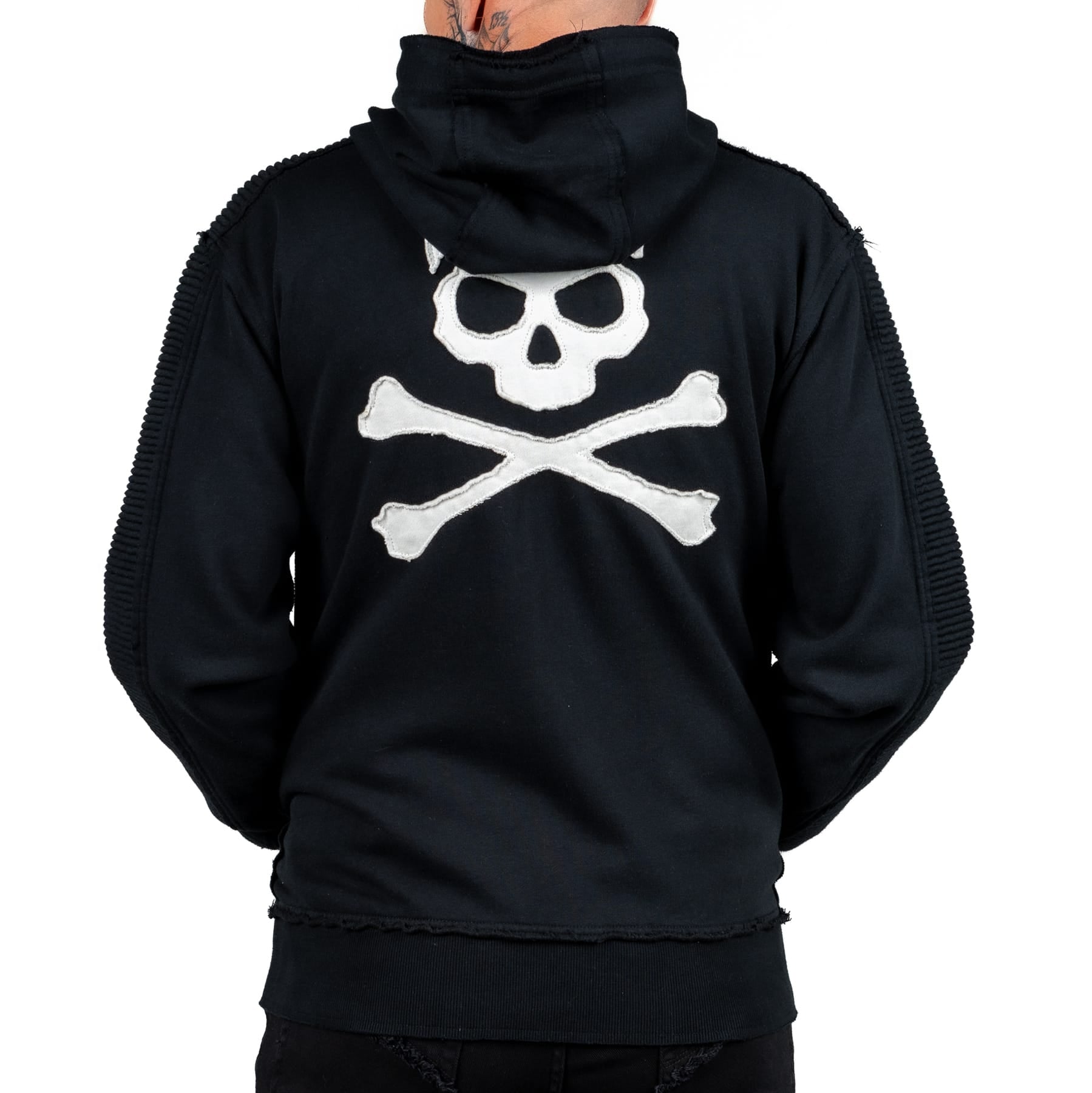 Artist Asylum Collection Hoodie White Skull Hoodie