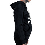 Artist Asylum Collection Hoodie White Skull Hoodie