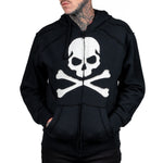 Artist Asylum Collection Hoodie White Skull Hoodie