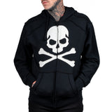 Artist Asylum Collection Hoodie White Skull Hoodie
