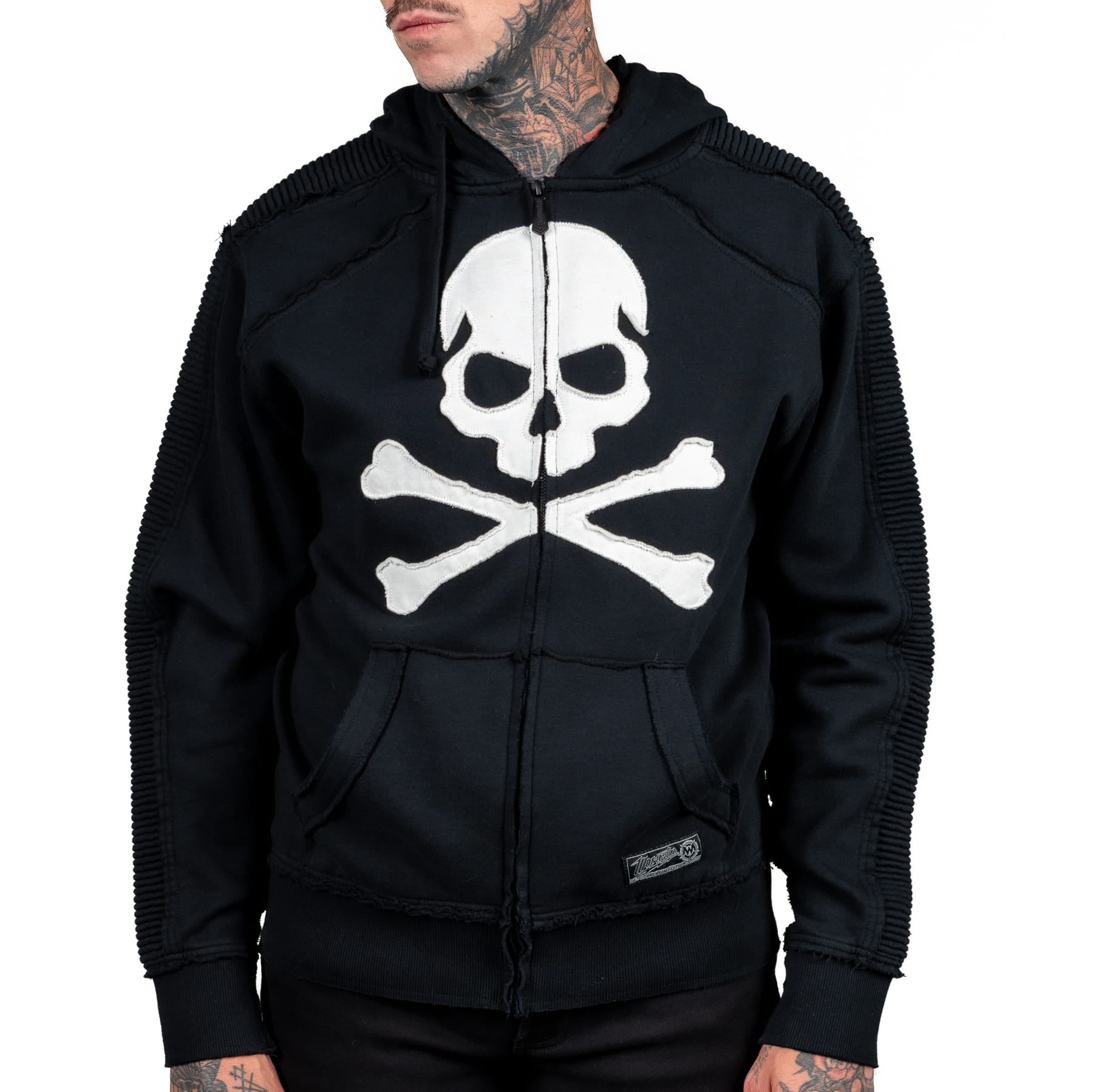 Artist Asylum Collection Hoodie White Skull Hoodie
