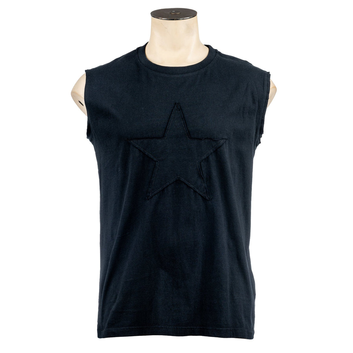 Custom Chop Shop T-Shirt Black Star Custom Tee - Sleeveless