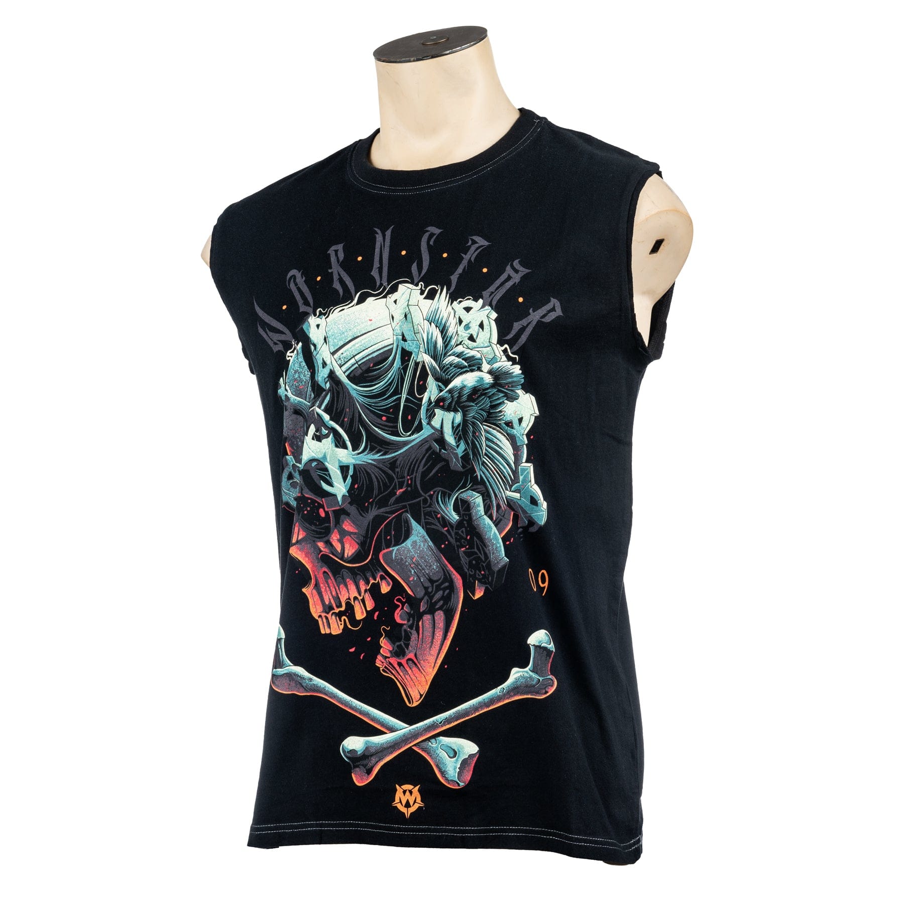 Custom Chop Shop T-Shirt Boneyard Black Custom Tee - Sleeveless