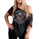 Custom Chop Shop T-Shirt Custom Cut Tee - Electric