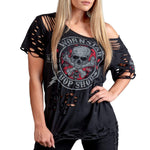 Custom Chop Shop T-Shirt Custom Cut Tee - Electric