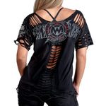 Custom Chop Shop T-Shirt Custom Cut Tee - Electric