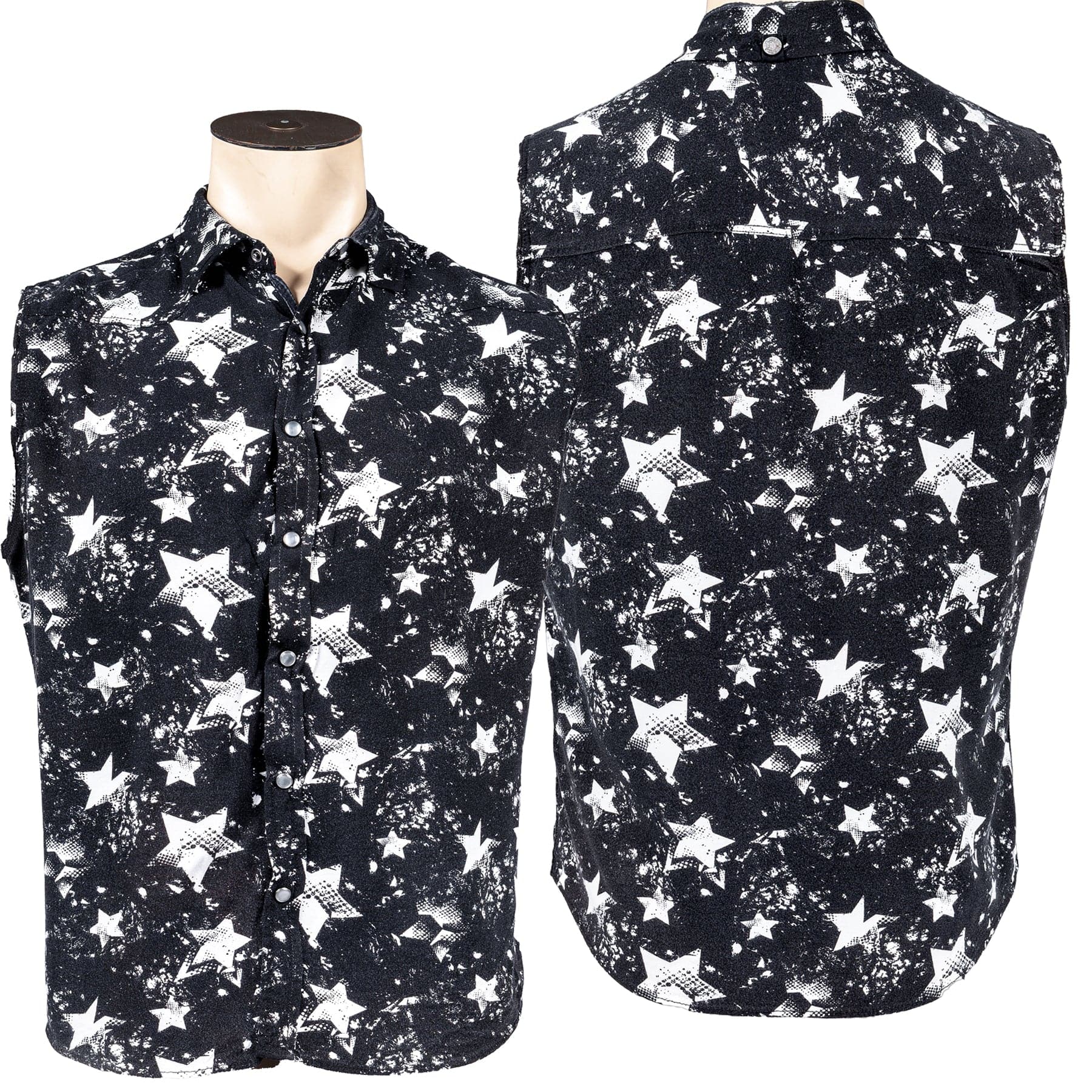 Custom Chop Shop T-Shirt Custom Shirt Sleeveless - Stardust - Ready to Ship - Size Medium