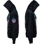 Custom Chop Shop Jacket Custom Zip Hoodie - Live Life Loud - Vintage Wash