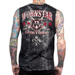 Wornstar Clothing Mens Skull T-Shirt Death Mechanic Mens Tee - Sleeveless