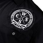 Custom Chop Shop Button Down Death Mechanic Work Shirt
