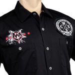 Custom Chop Shop Button Down Death Mechanic Work Shirt