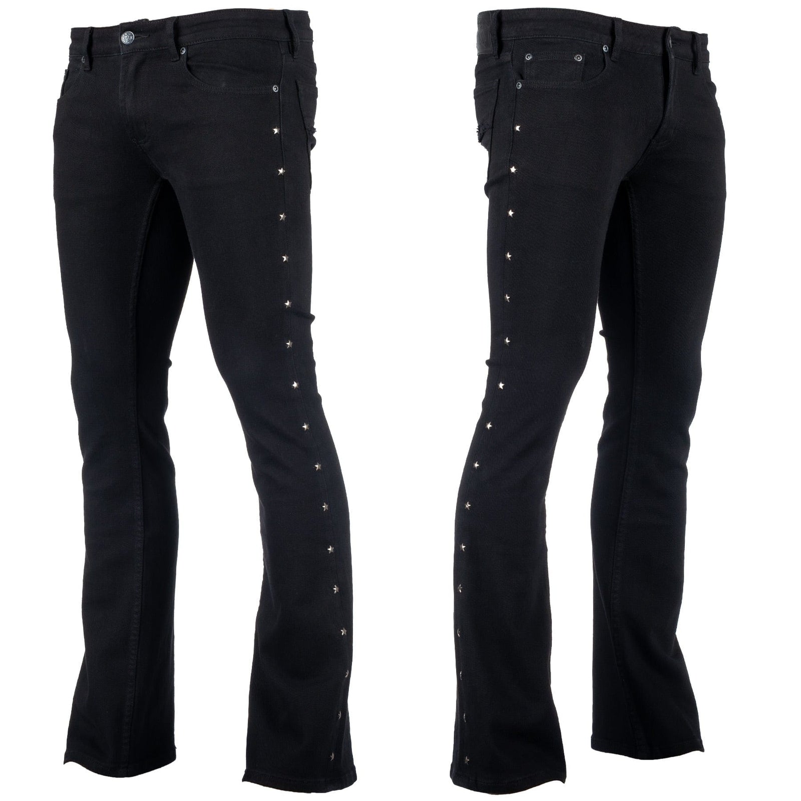 Custom Chop Shop Pants Gauntlet Jeans - MTO Star Side Studs