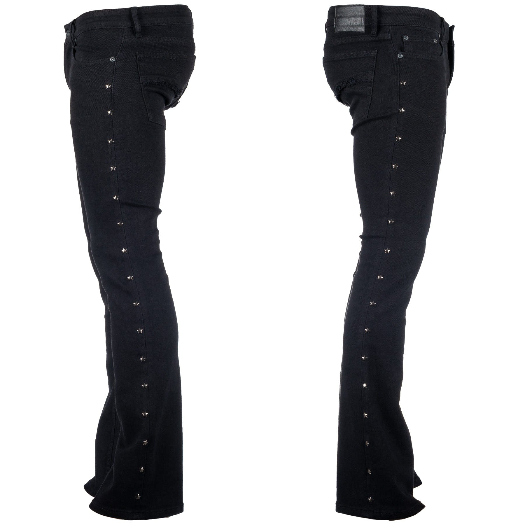 Custom Chop Shop Pants Gauntlet Jeans - MTO Star Side Studs