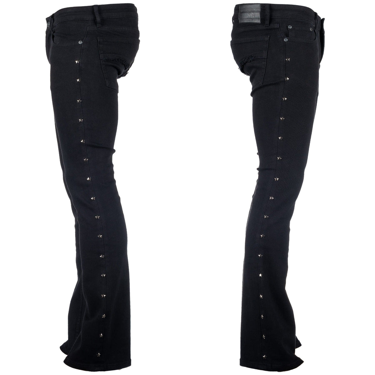 Custom Chop Shop Pants Gauntlet Jeans - MTO Star Side Studs