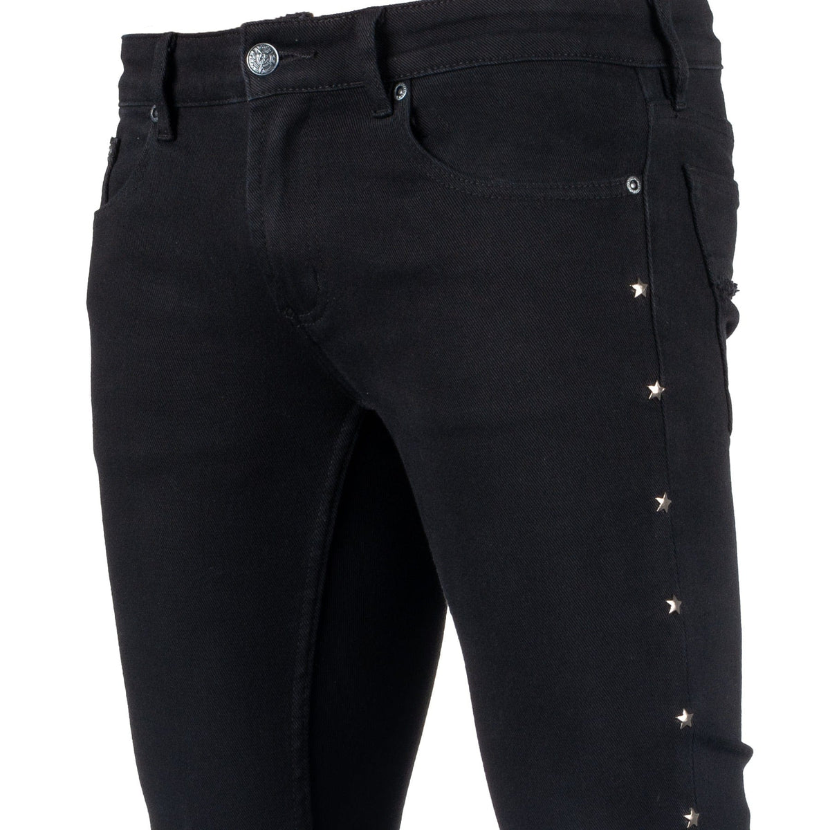 Custom Chop Shop Pants Gauntlet Jeans - MTO Star Side Studs