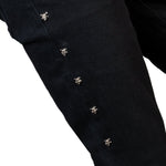 Custom Chop Shop Pants 32 Gauntlet Skull & Crossbones Jeans - Sample