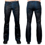 Custom Chop Shop Pants 32 Hellraiser Coated Jeans - Cobalt Blue - Sample