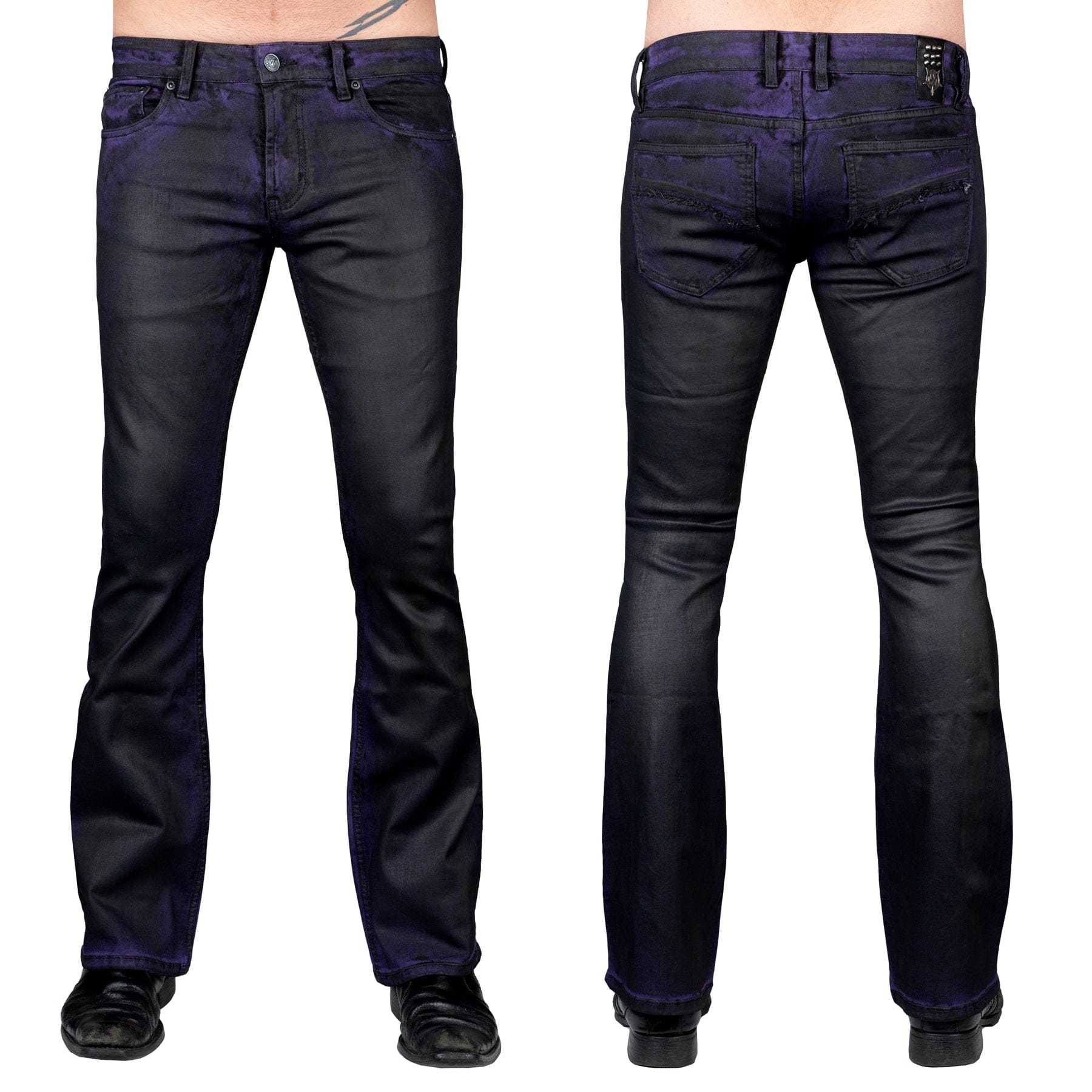 Custom Chop Shop Pants 32 Hellraiser Coated Jeans - Purple Haze - Sample