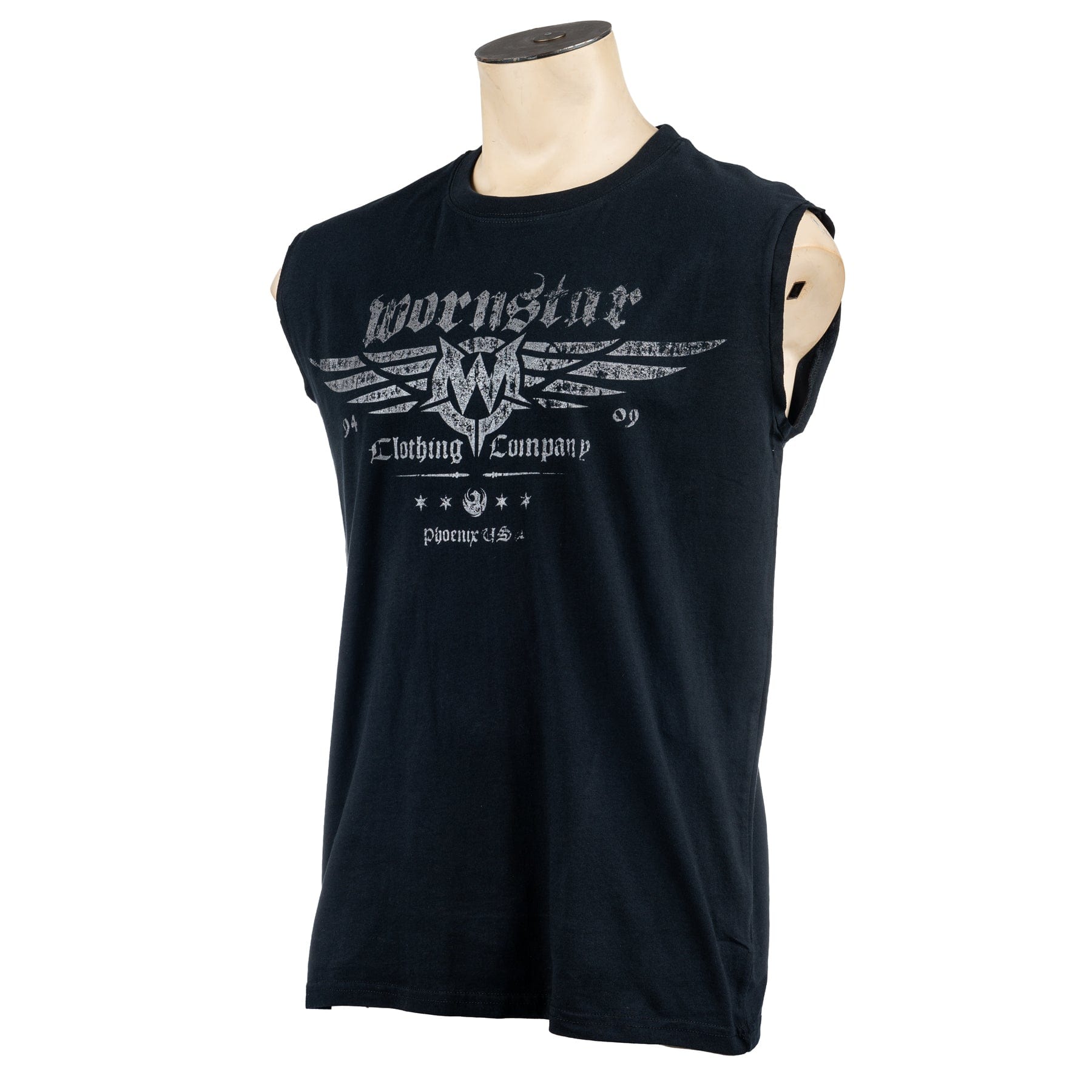 Custom Chop Shop T-Shirt Machine Shop Black Custom Tee - Sleeveless