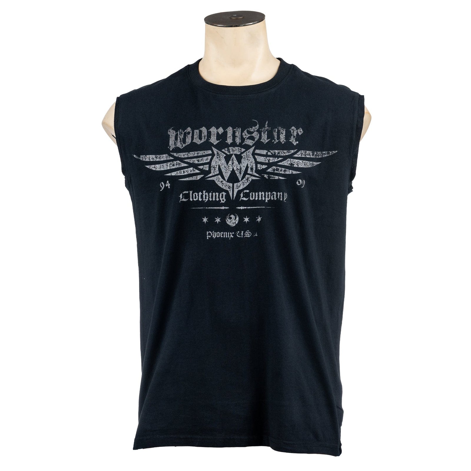 Custom Chop Shop T-Shirt Machine Shop Black Custom Tee - Sleeveless