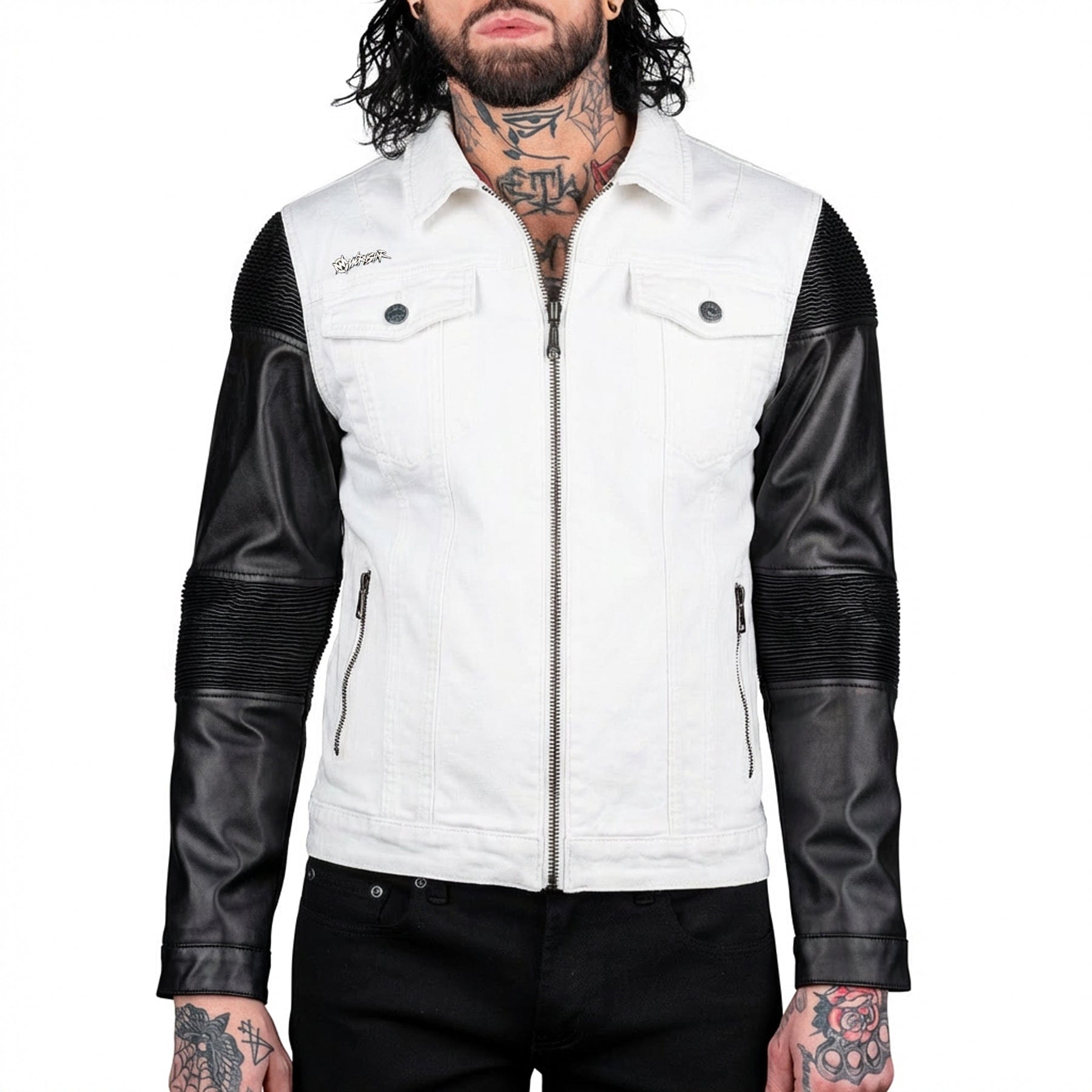 Custom Chop Shop Jacket L Nightcrawler Jacket - White - Sample