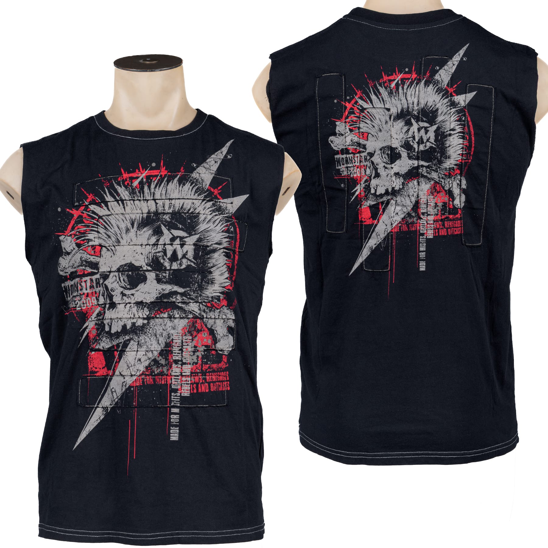 Custom Chop Shop T-Shirt Riot Tee - Sleeveless - Ready to Ship - Size Medium