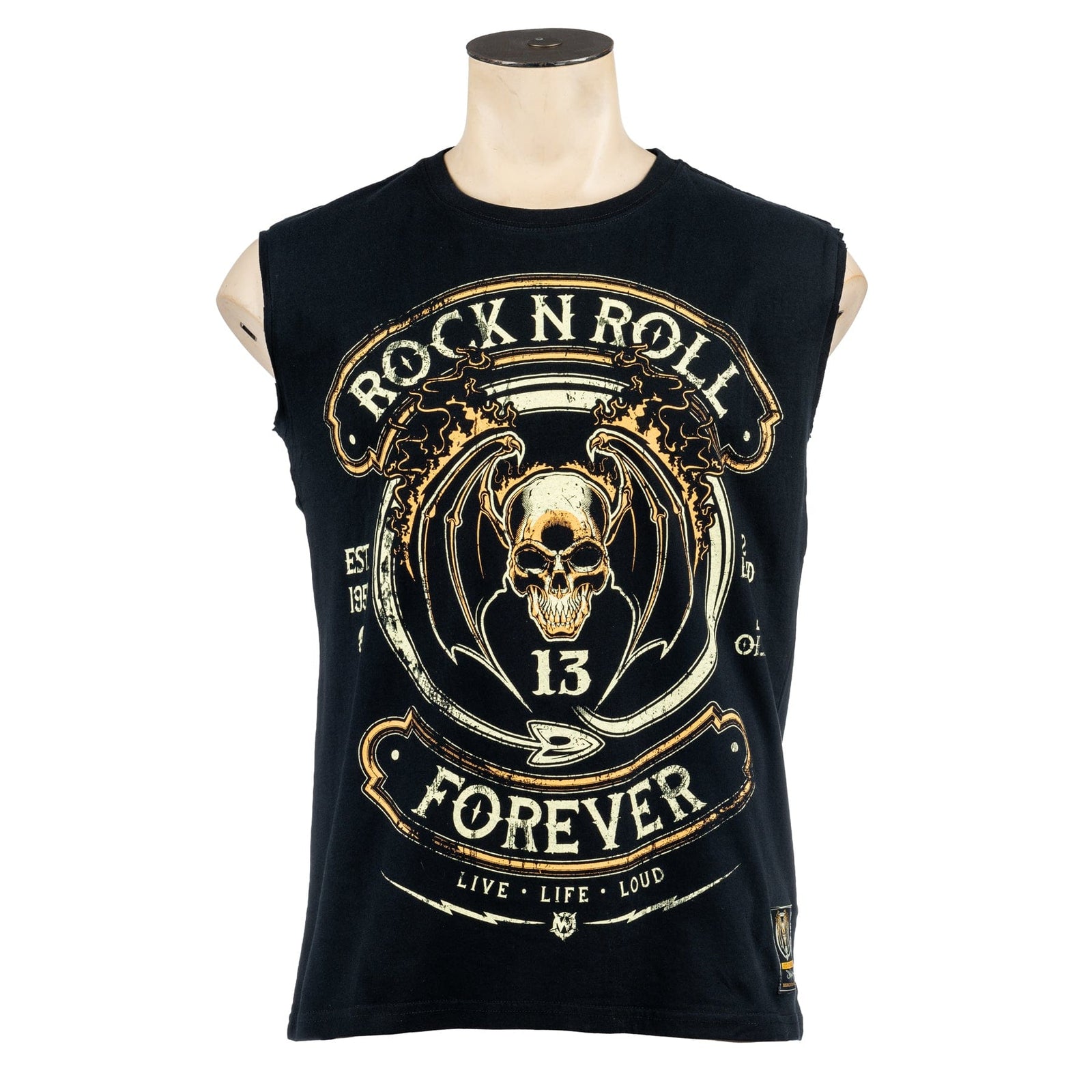 Custom Chop Shop T-Shirt Rock n Roll Forever Custom Tee - Sleeveless