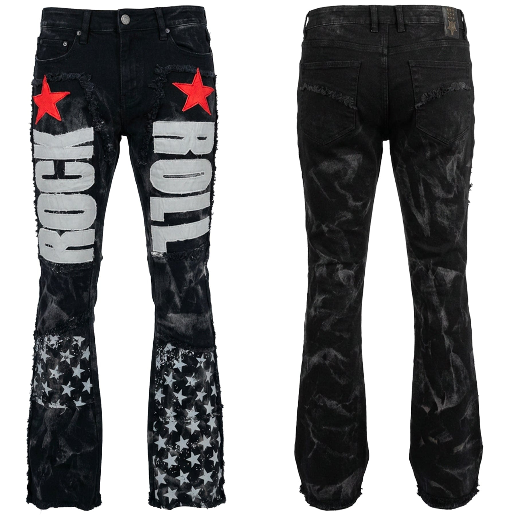 Custom Chop Shop Pants 32 Rock N Roll Star Jeans - Sample