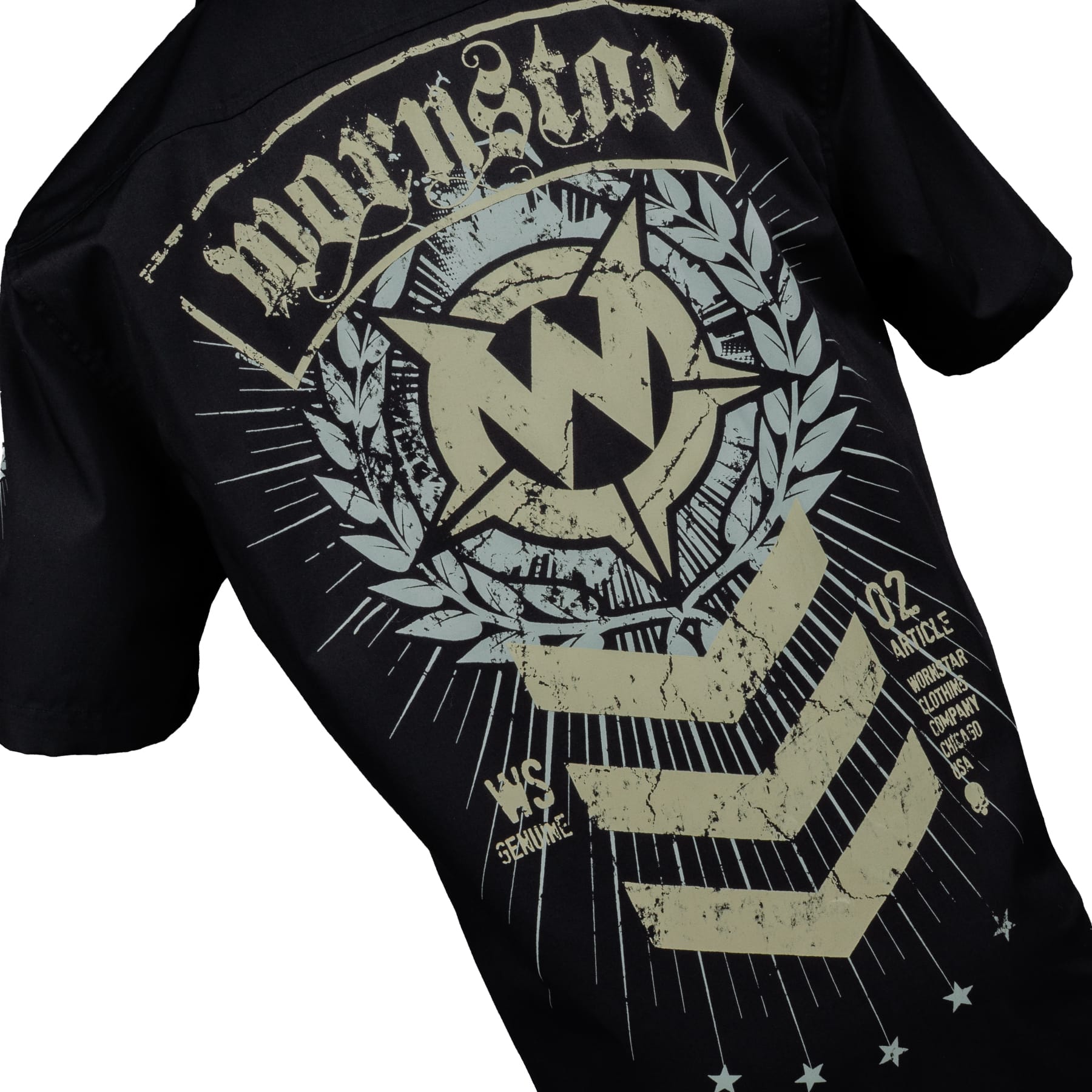 Custom Chop Shop Button Down SGT Work Shirt