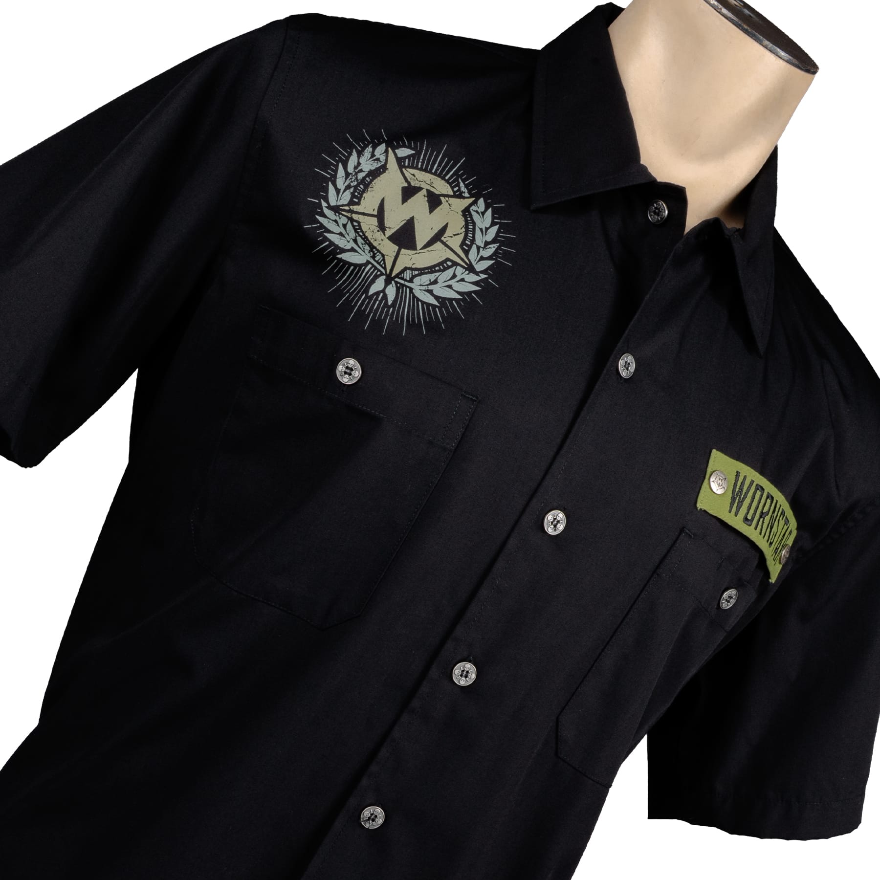 Custom Chop Shop Button Down SGT Work Shirt