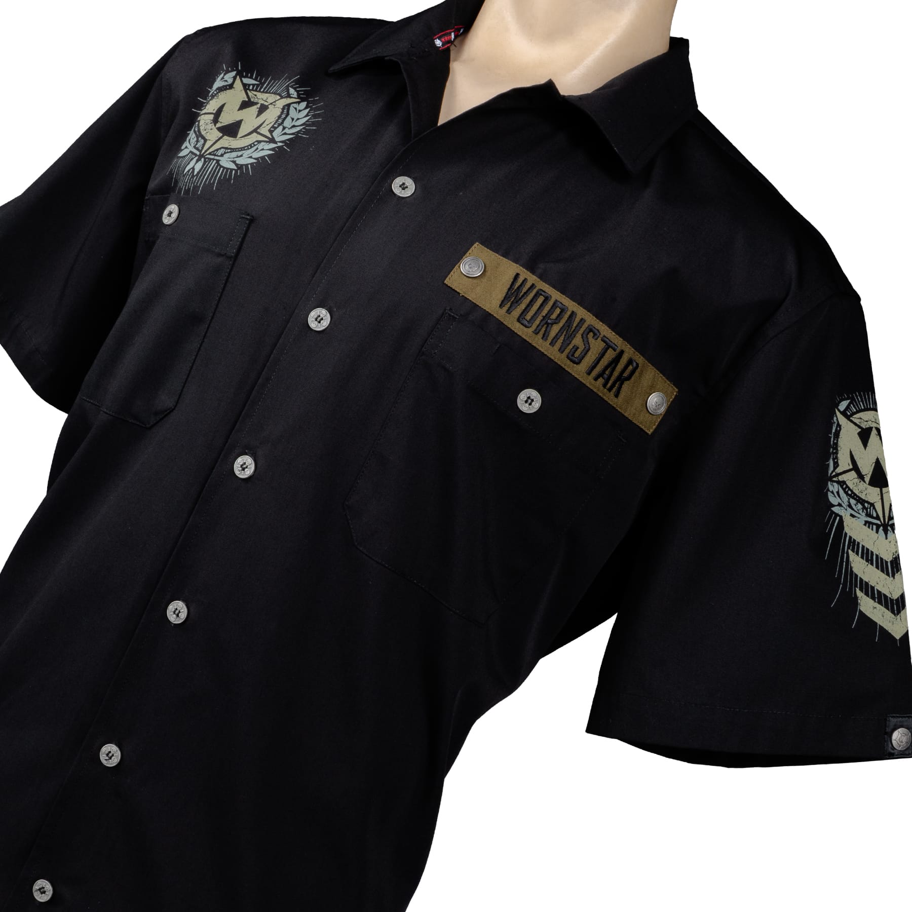 Custom Chop Shop Button Down SGT Work Shirt