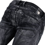 Custom Chop Shop Pants Smoke Washed Jeans - Lace Up Fly - Ready to Ship - Size 32x33
