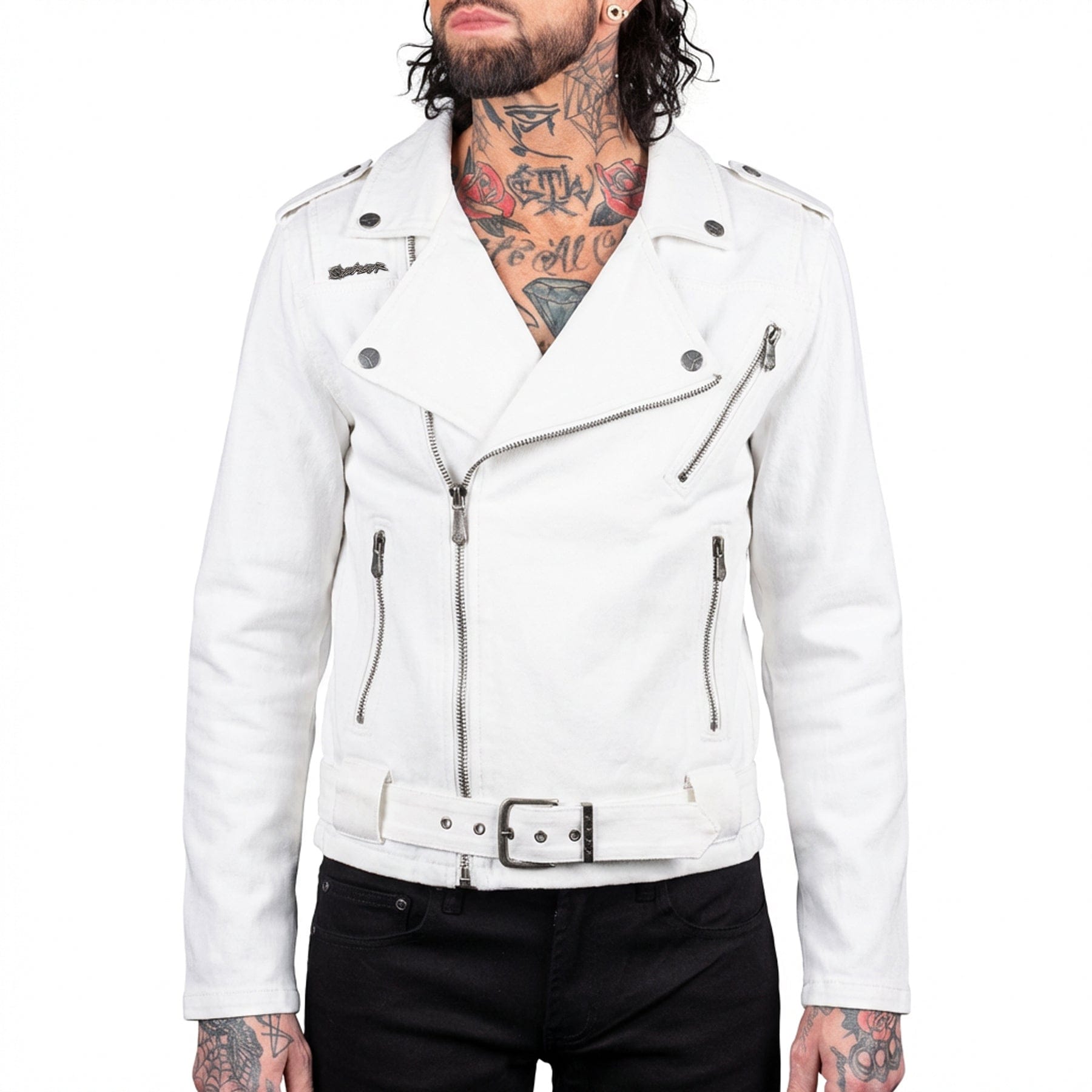 Custom Chop Shop Jacket Wild Child Jacket - White - Sample