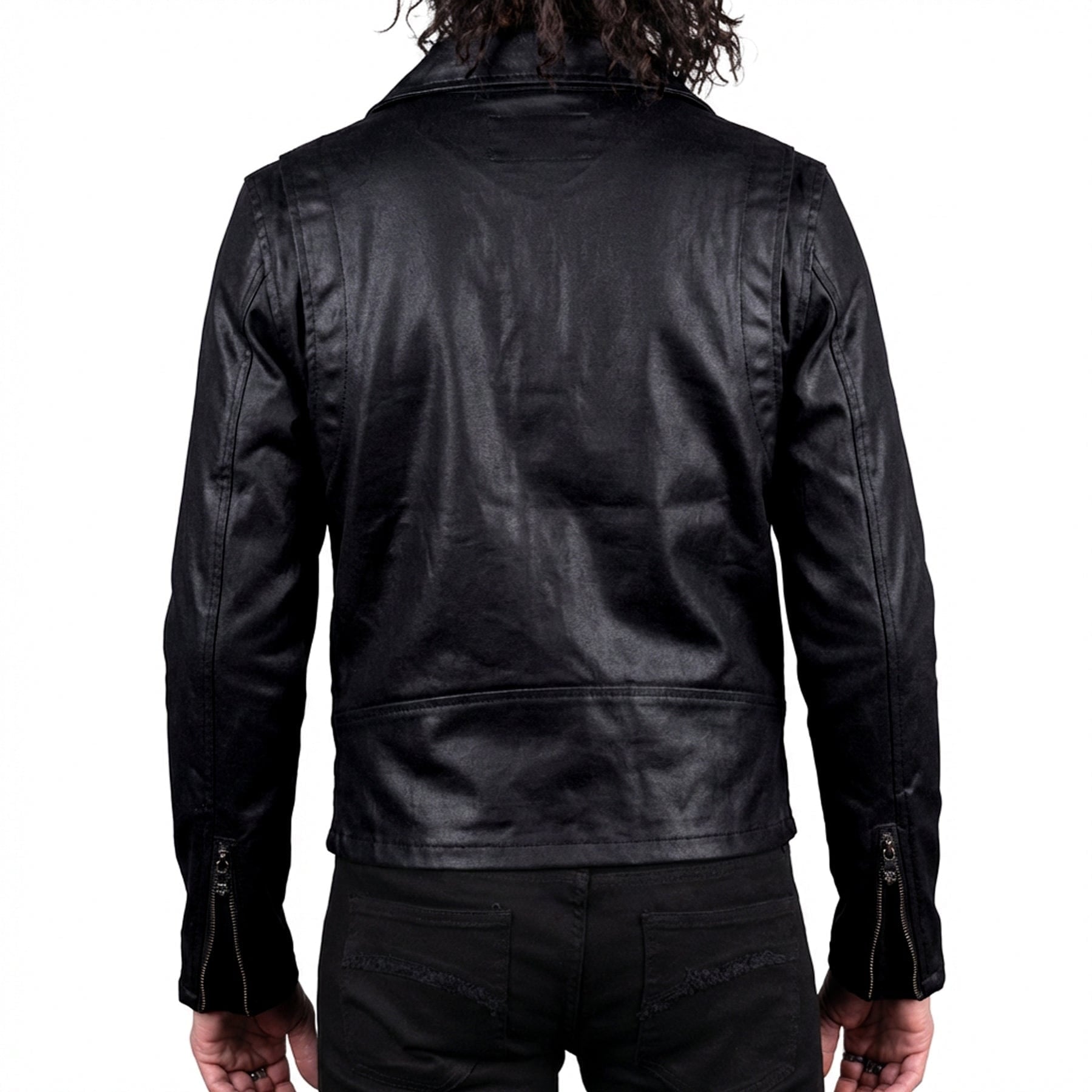 Custom Chop Shop Jacket Wild Child Waxed Denim Jacket - Sample