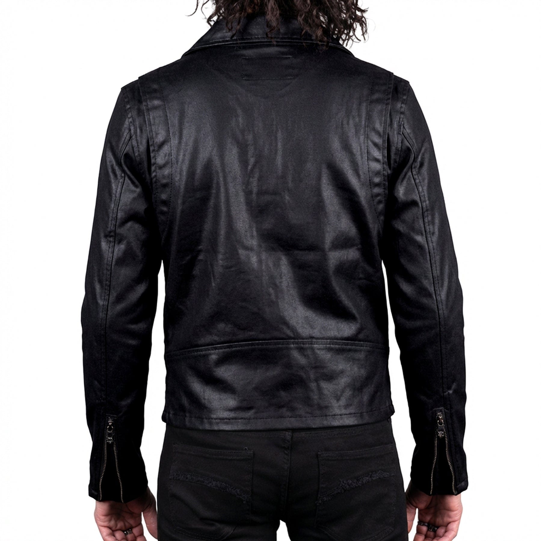 Custom Chop Shop Jacket Wild Child Waxed Denim Jacket - Sample