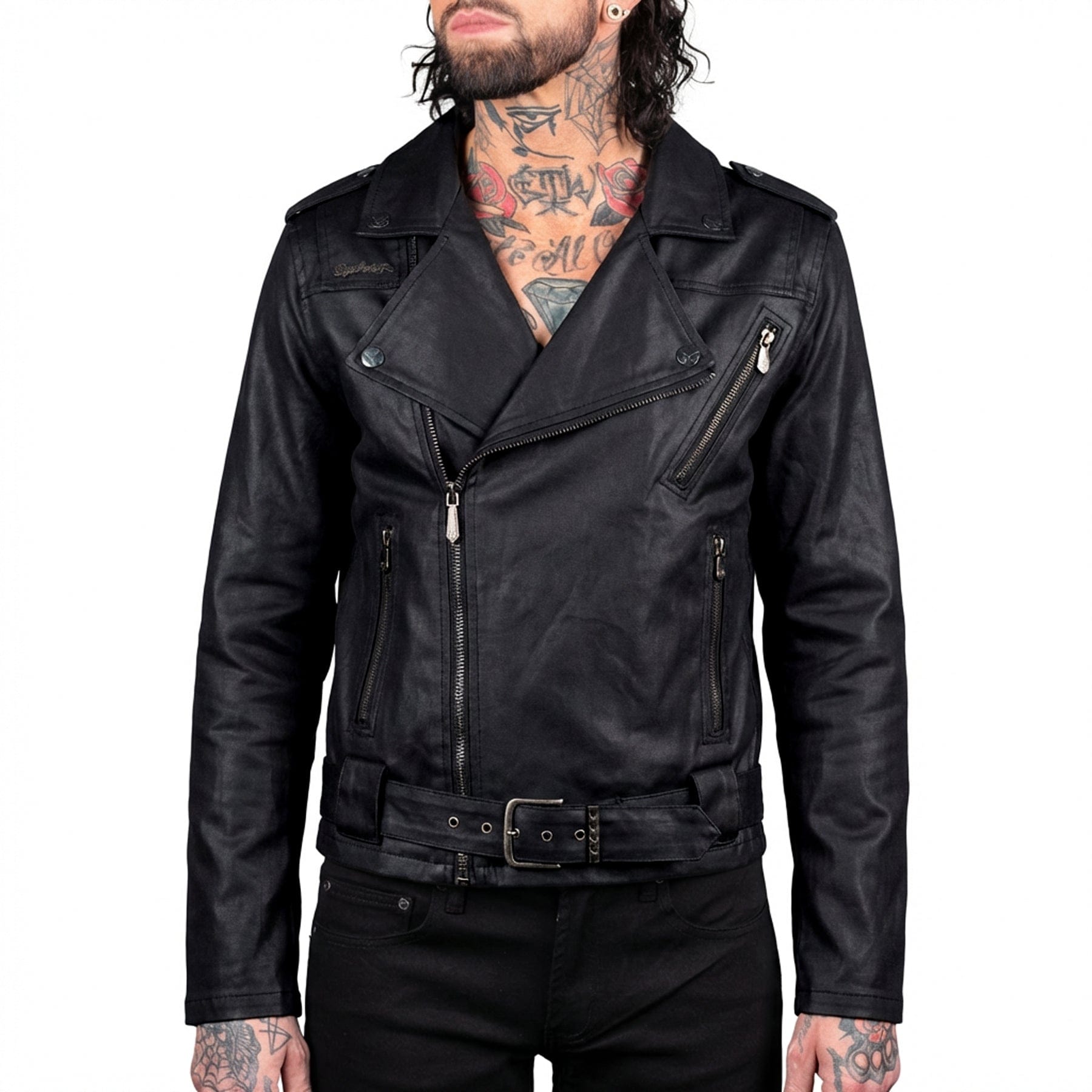 Custom Chop Shop Jacket Wild Child Waxed Denim Jacket - Sample