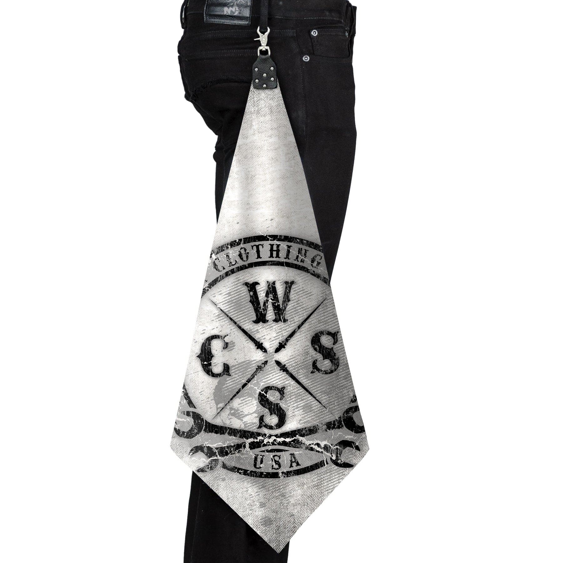 Custom Chop Shop Accessory Wornstar Custom - Belt Flair - ChopShopWhite