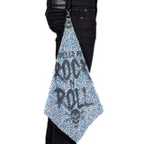 Custom Chop Shop Accessory Wornstar Custom Belt Flair - Fueled by Rock n Roll - Leopard - Blue - Ready to Ship