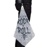 Custom Chop Shop Accessory Wornstar Custom Belt Flair - Fueled by Rock n Roll - Leopard - Gray - Ready to Ship
