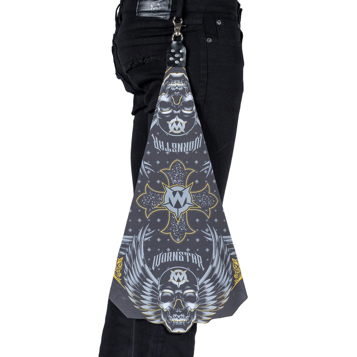 Custom Chop Shop Accessory Wornstar Custom - Belt Flair - Gilded Wings 2 - Ready to Ship