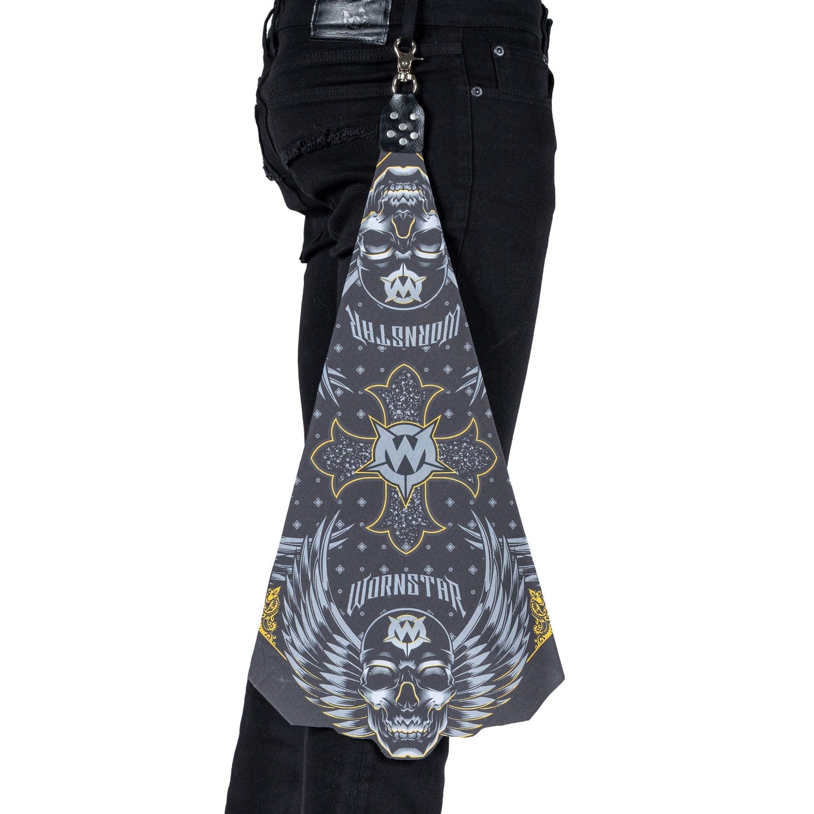 Custom Chop Shop Accessory Wornstar Custom - Belt Flair - Gilded Wings 2 - Ready to Ship