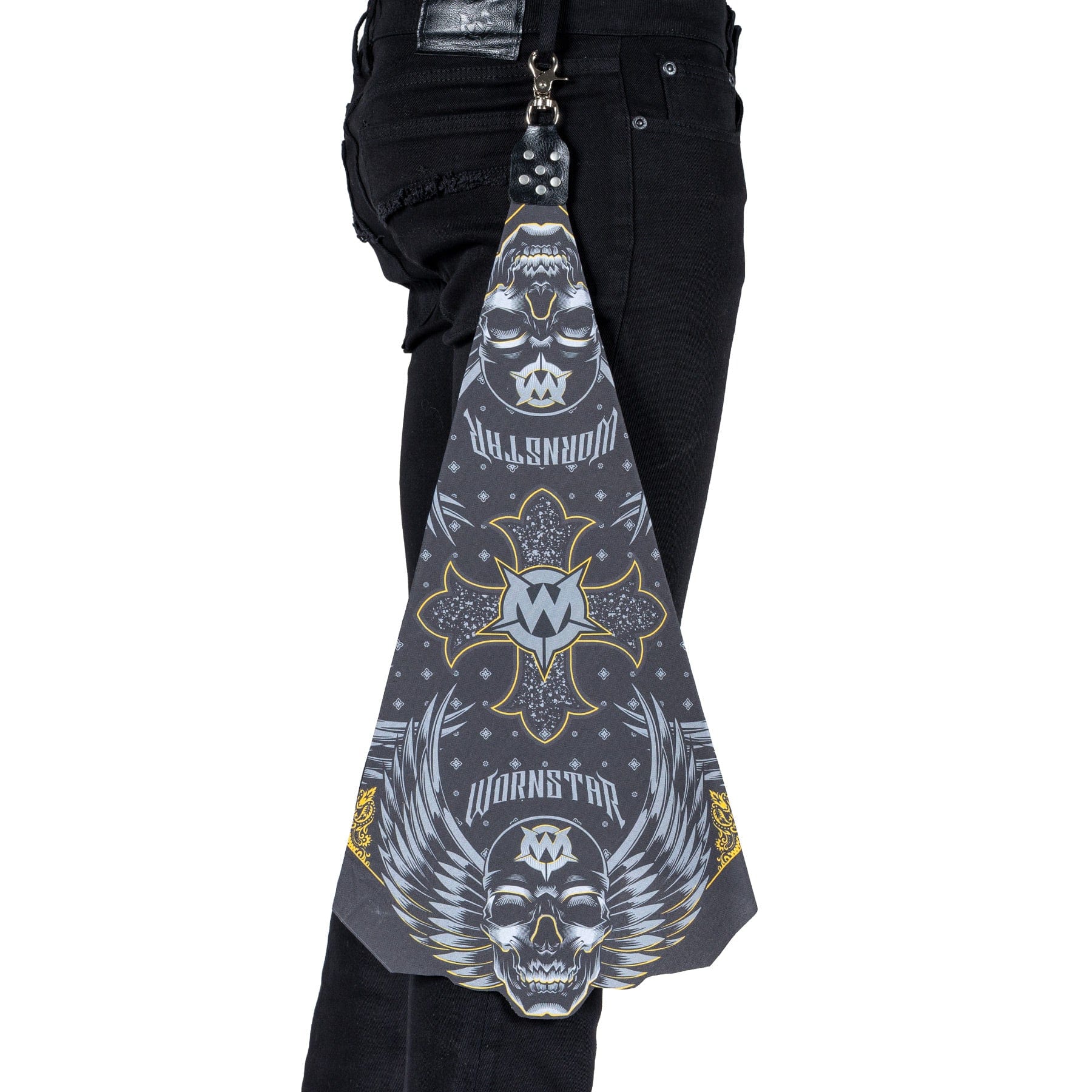 Custom Chop Shop Accessory Wornstar Custom - Belt Flair - Gilded Wings 2 - Ready to Ship