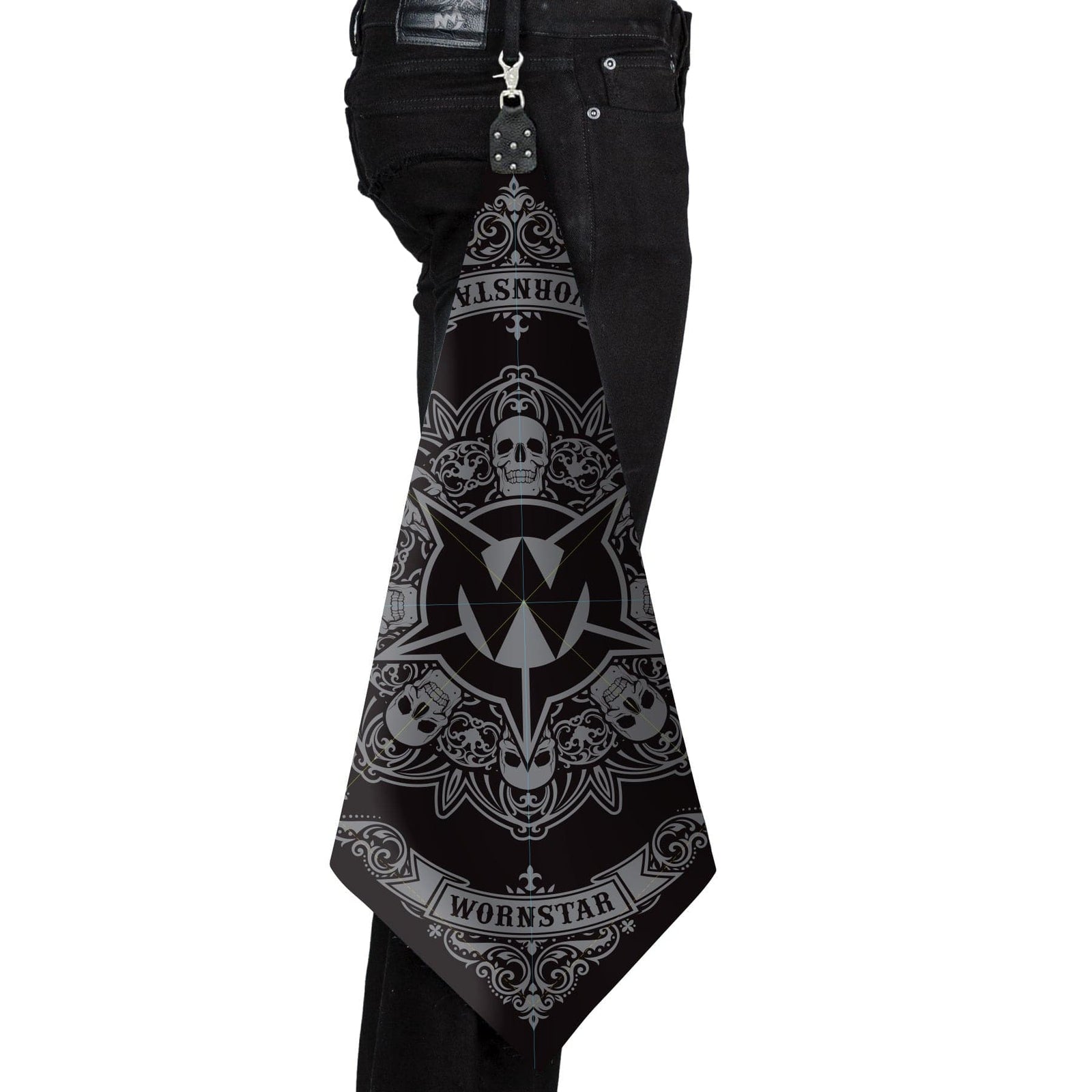Custom Chop Shop Accessory Wornstar Custom - Belt Flair - Roulette Black Gray